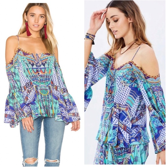 Camilla Tops - Camilla Silk Top Size M